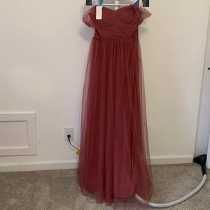 Gorgeous red / rust dress- NEVER WORN